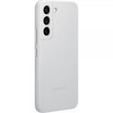 Samsung Alkuperäinen Galaxy S22 Plus Kuori Leather Cover Light Gray
