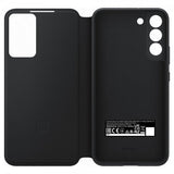 Samsung Alkuperäinen Galaxy S22 Kotelo Smart Clear View Cover Musta