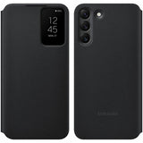 Samsung Alkuperäinen Galaxy S22 Plus -kotelo Smart Clear View Cover Musta