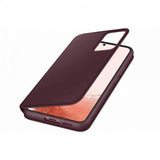 Samsung Original Galaxy S22 Plus -suojakotelo Smart Clear View Cover, burgundi