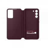 Samsung Original Galaxy S22 Plus -suojakotelo Smart Clear View Cover, burgundi