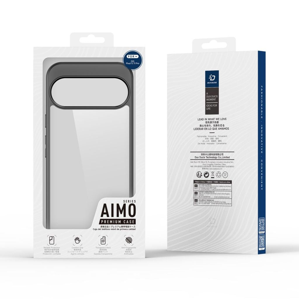 Dux Ducis Google Pixel 11/Google Pixel 11 Pro Kuori Aimo Series Musta