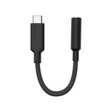 ALOGIC Elements Pro 10cm USB-C 3.5mm Audio Adapter Musta