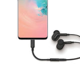ALOGIC Elements Pro 10cm USB-C 3.5mm Audio Adapter Musta