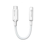 ALOGIC Elements Pro 10cm USB-C 3.5mm Audio Adapter Valkoinen