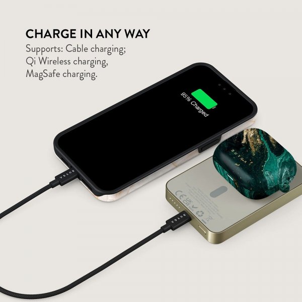 Burga Powerbank MagSafe 5000 mAh Emerald Pool Kulta