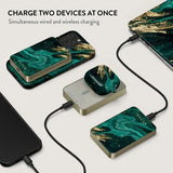 Burga Powerbank MagSafe 5000 mAh Emerald Pool Kulta
