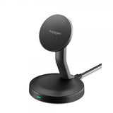 Spigen Essential 15W MagSafe -latausteline, musta