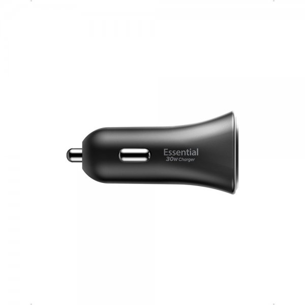 Spigen Essential autonlaturi 30W USB-C, musta