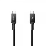 Spigen Essential -kaapeli kangas USB-C/USB-C 100W 1.5m musta