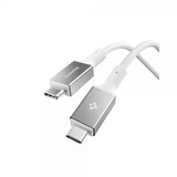 Spigen Essential Fabric USB-C/USB-C 100W 1.5m Valkoinen