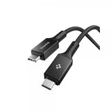 Spigen Essential Cable Fabric USB-C/USB-C 240W 1.5m Musta