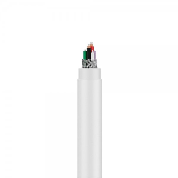 Spigen Essential -kaapeli USB-C-USB-C 100W 1m, valkoinen