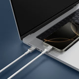 Spigen Essential USB-C–USB-C 100 W 2 m kaapeli, valkoinen