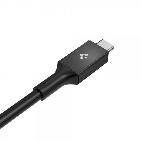 Spigen Essential -kaapeli USB-C–USB-C 240W 1.2m Musta