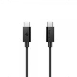 Spigen Essential -kaapeli USB-C–USB-C 60 W 1 m musta