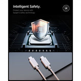 Spigen Essential USB-C–USB-C 60W 2m -kaapeli, valkoinen