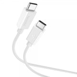 Spigen Essential USB-C–USB-C 60W 2m -kaapeli, valkoinen