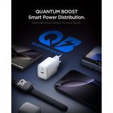 Spigen Essential -laturi 20W USB-C, valkoinen