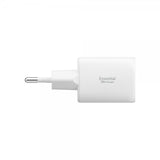 Spigen Essential -laturi, 35 W, 1xUSB-C, 1xUSB-A, valkoinen
