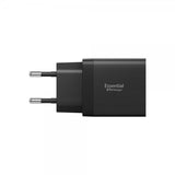 Spigen Essential -laturi 47W 2xUSB-C, musta