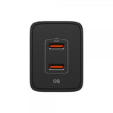 Spigen Essential -laturi 47W 2xUSB-C, musta
