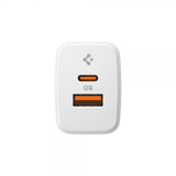 Spigen Essential laturi USB-C/USB-A 20W Valkoinen