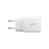 Spigen Essential laturi USB-C/USB-A 20W Valkoinen
