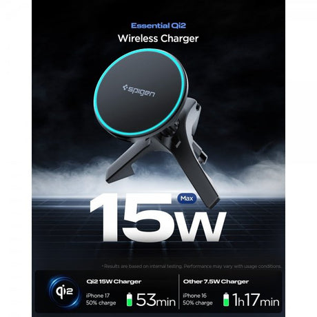 Spigen Essential MagSafe-autoteline Qi2 15W Hook Car Mount