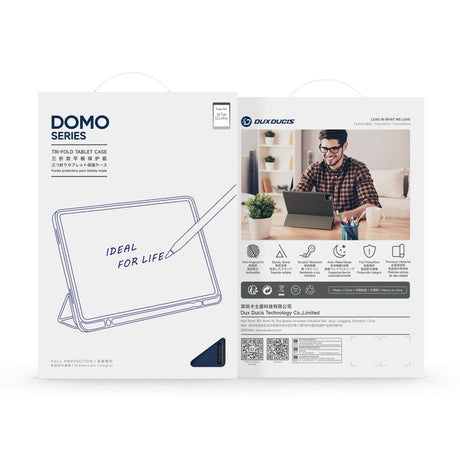 Dux Ducis Samsung Galaxy Tab S11 Ultra/S12 Ultra Kotelo DOMO Series Sininen