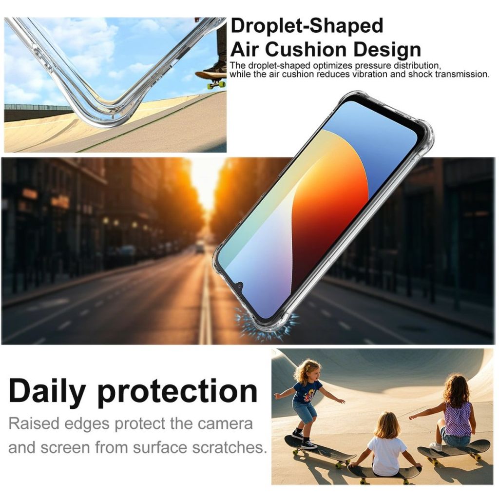 Lc.Imeeke Xiaomi Redmi A7 Pro Kotelo Airbag MagSafe Kirkas