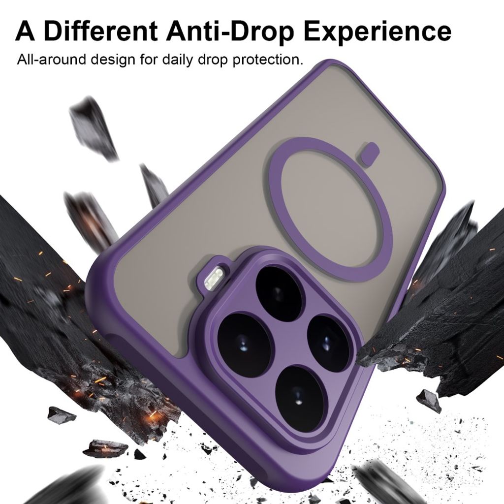 Xiaomi 17T Kuori Pesty MagSafe Violetti