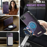 CaseMe iPhone 16e/iPhone 17e Kotelo C49 Series Violetti