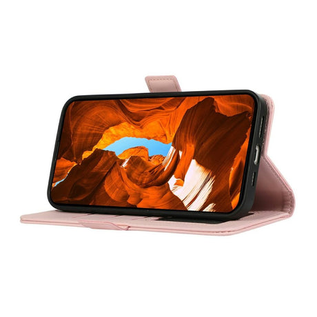 ABEEL Google Pixel 11/Pixel 11 Pro Kotelo RFID-suoja Vaaleanpunainen