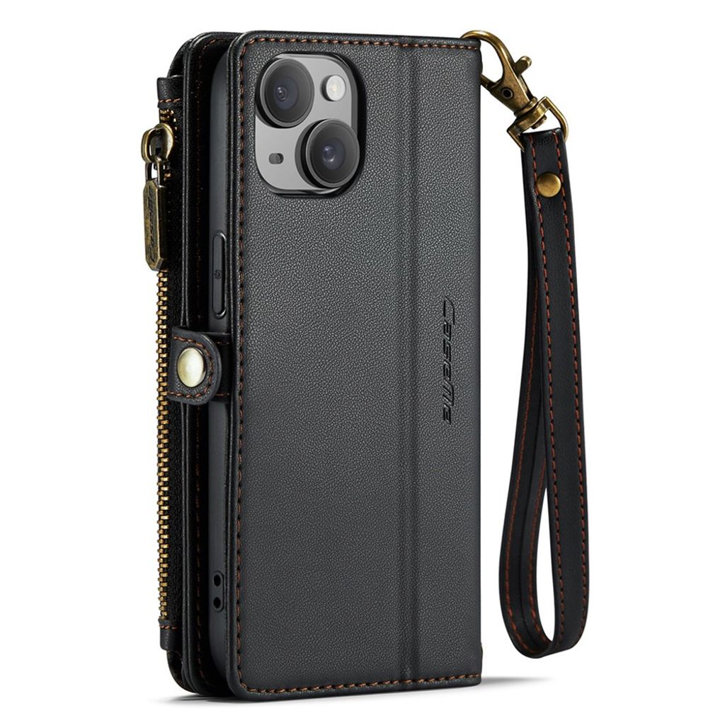 CaseMe iPhone 15 Kotelo C36 Series Musta