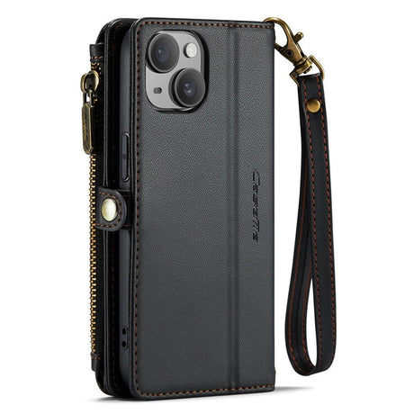 CaseMe iPhone 15 Kotelo C36 Series Musta