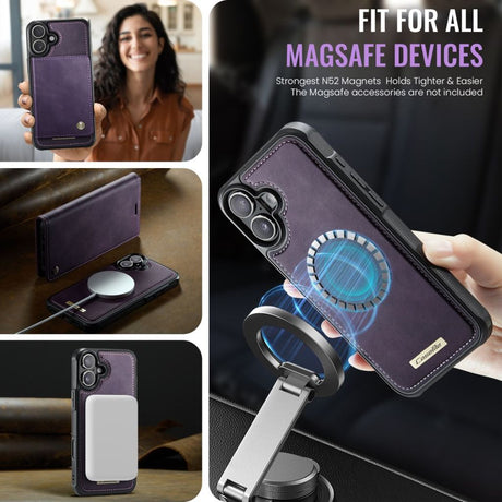 CaseMe iPhone 17 Kotelo C49 Series Violetti