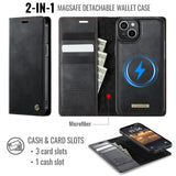 CaseMe iPhone 13 Kotelo C49 Series Musta
