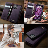 CaseMe iPhone 15 Kotelo C49 Series Violetti