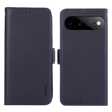 ABEEL Google Pixel 11 Pro XL Kotelo RFID-suoja Sininen