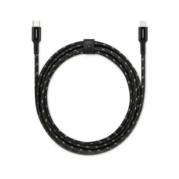 Usbepower EVERTEK XXL -kaapeli USB-C–Lightning 2,5 m