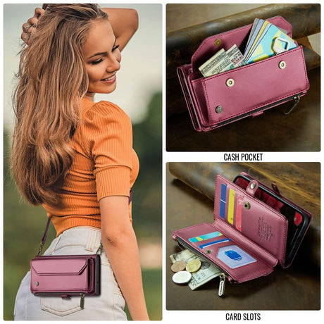 CaseMe iPhone 16e/iPhone 17e Kotelo C36 Series Punainen