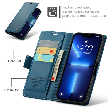 CaseMe iPhone 13 Pro Kotelo 023 Series Sininen