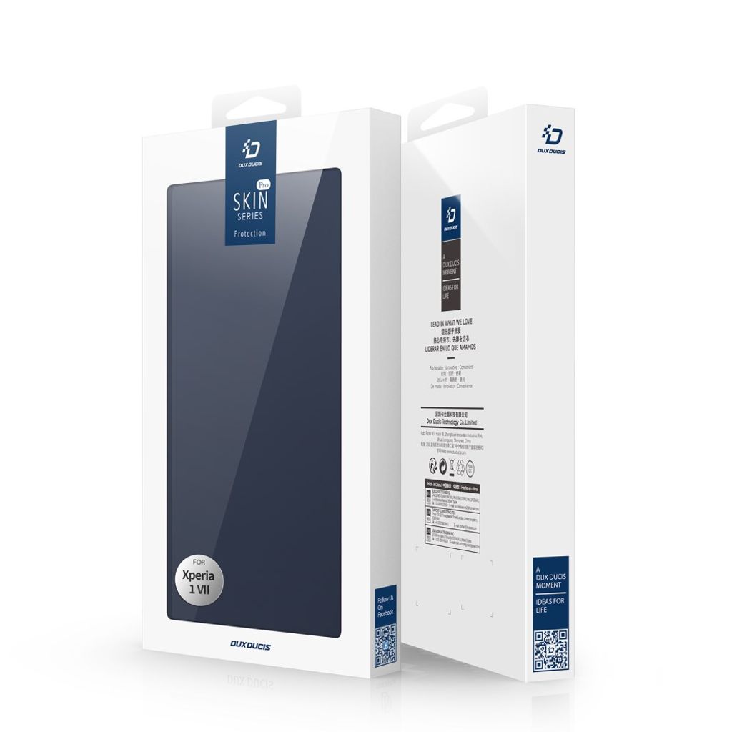 Dux Ducis Sony Xperia 1 VII Kotelo Skin Pro Series Sininen
