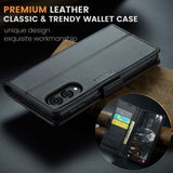 CaseMe Samsung Galaxy S25 Edge Kotelo 023 Series Musta