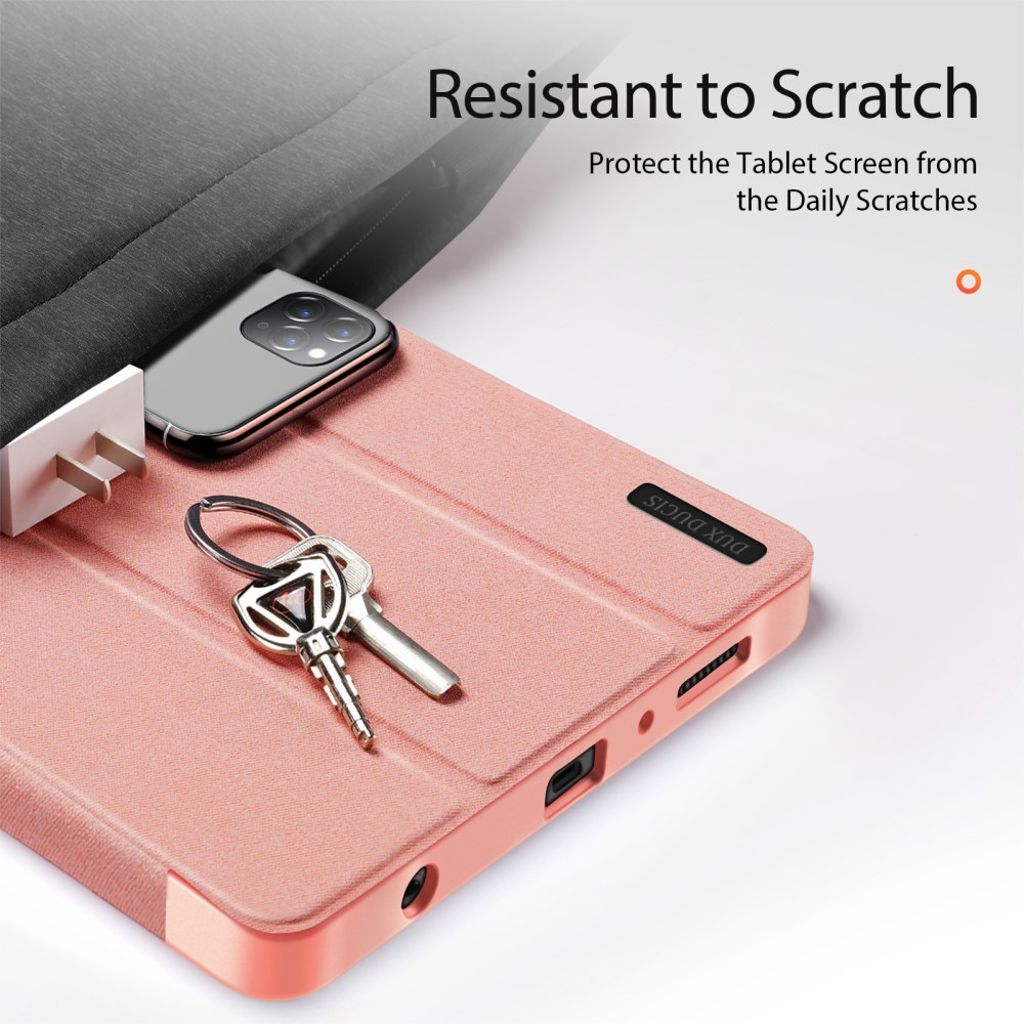 Dux Ducis Samsung Galaxy Tab A9/Galaxy Tab A11 Kotelo DOMO Series Vaaleanpunainen