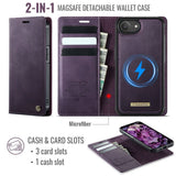CaseMe iPhone 16e/iPhone 17e Kotelo C49 Series Violetti