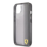 Ferrari iPhone 13 Kuori Gradient Print Logo Musta