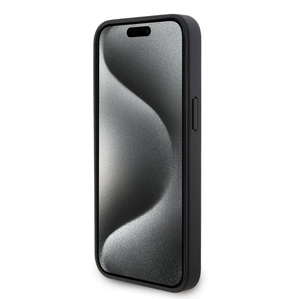 Ferrari iPhone 15 Pro Max Kuori Rei'itetty Musta