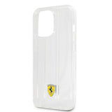 Ferrari iPhone 13 Pro -suojakuori 3D-raidat läpinäkyvä
